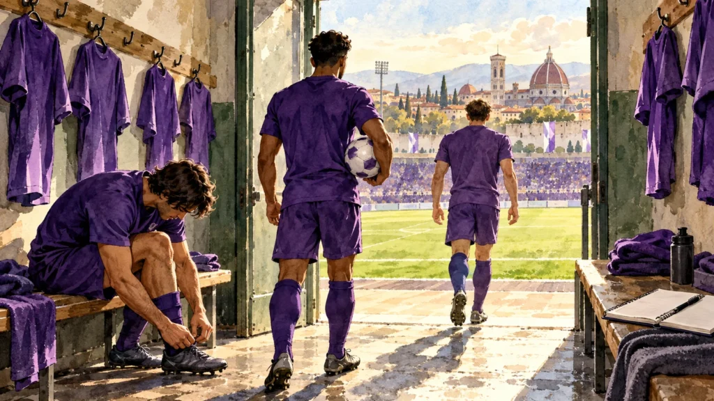 Illustrazione per l’articolo: Gli acquisti ci sono. E la squadra? Il primo bilancio del mercato viola